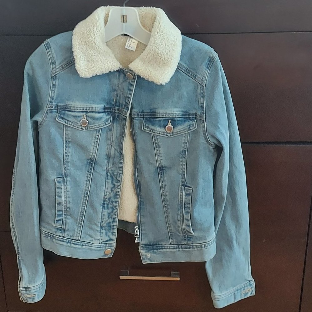 Fleece-Lined Jean Jacket